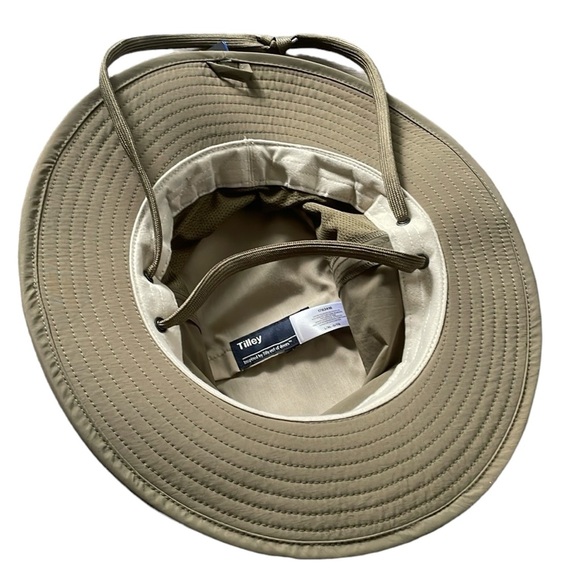 Olive Green Wide Brim Sun Hat - Picture 4 of 5